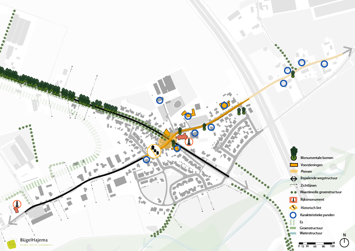 Ontwikkelkaart van de wijk Castenray