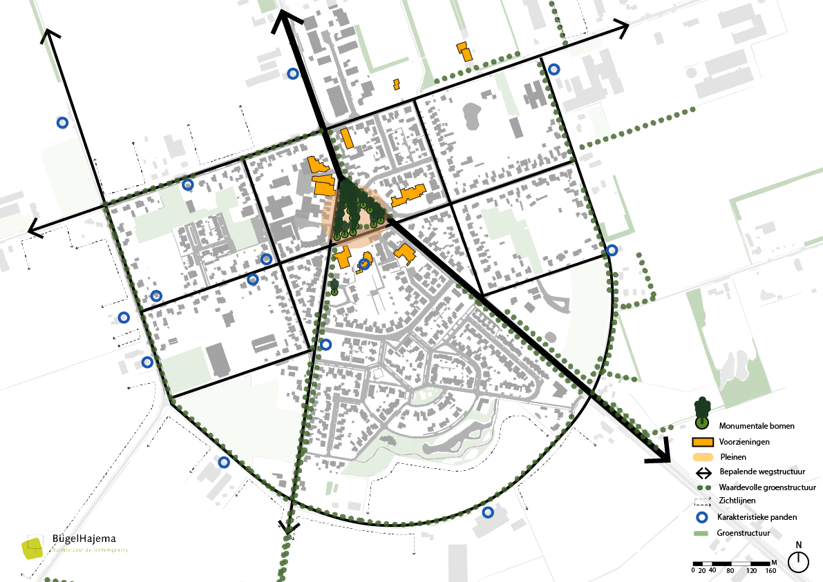 Ontwikkelkaart van het dorp Ysselsteyn
